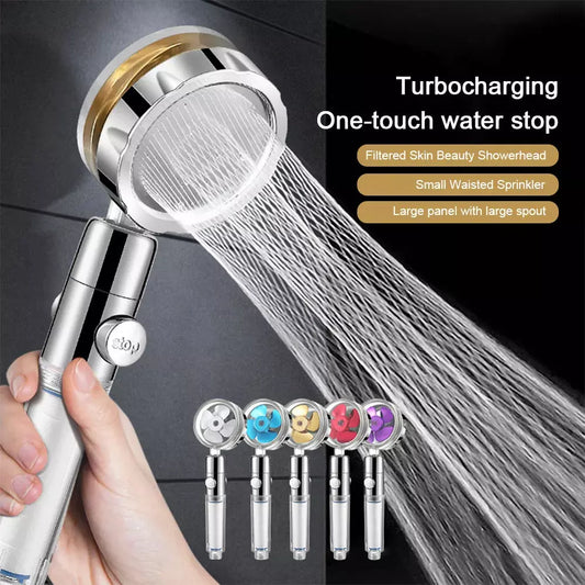 High Turbo Pressure Showery® with Button Stop